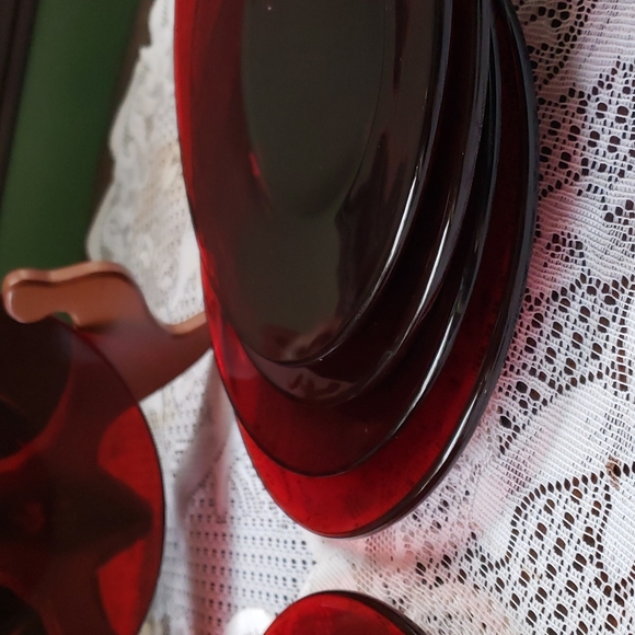 Cranberry vintage Anchor Hocking - Picture 3 of 4